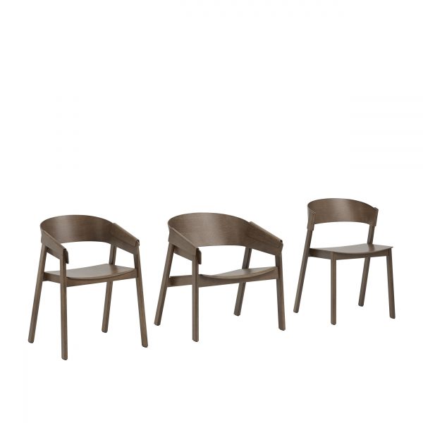 11998-cover-side-chair-stained-dark-brown-refine-leather-black-linear-steel-cafe-table-dark-green-rime-wall-lamp-organge-muuto
