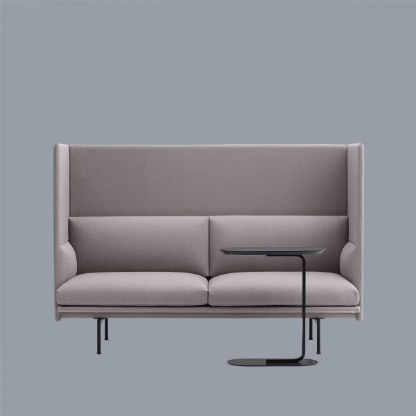 Relate-side-table-black-Outline-2-seater-highback-vidar-143-Muuto-